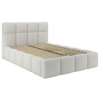 Tapecirani Krevet Cloudy - krem, Trend, drvni materijal/metal (120/200cm) - Modern Living