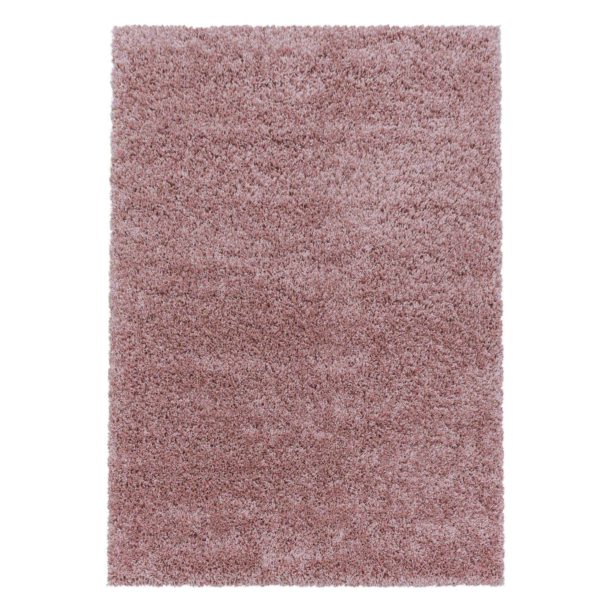 Hochflorteppich Sydney Rosa ca. 80x150cm - Rosa, Basics, Textil (80/150cm)
