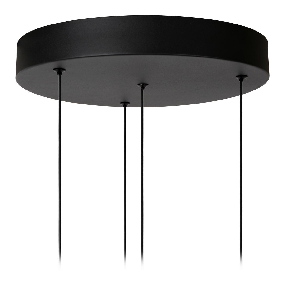 LAMPA WISZĄCA LED 74419/20/30 TAMINO - czarny, Design, metal (36/36/150cm) - Lucide
