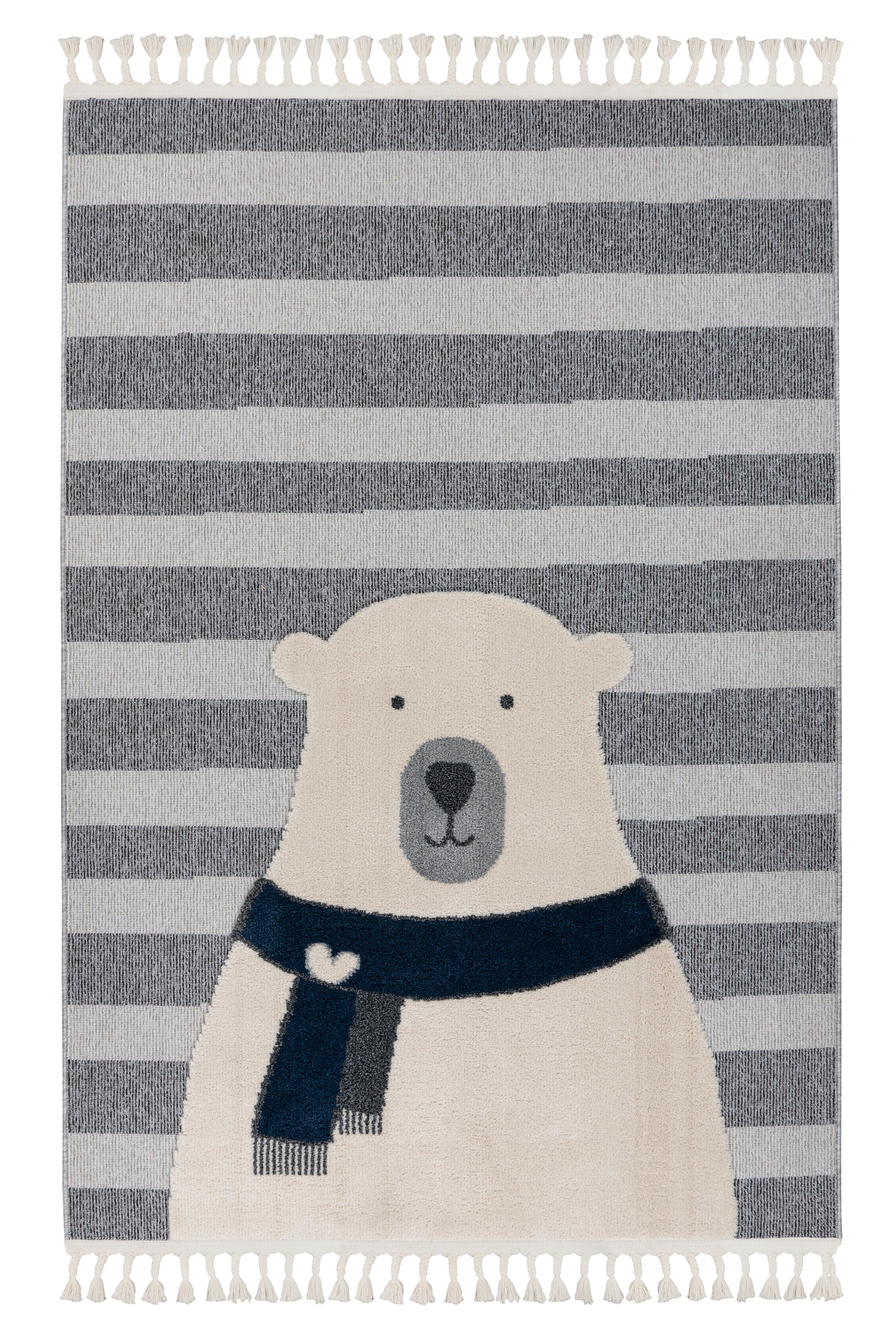Covor pentru copii My Fano Bear, cca. 120x170cm - multicolor/gri, Basics, textil (120/170cm) - Obsession