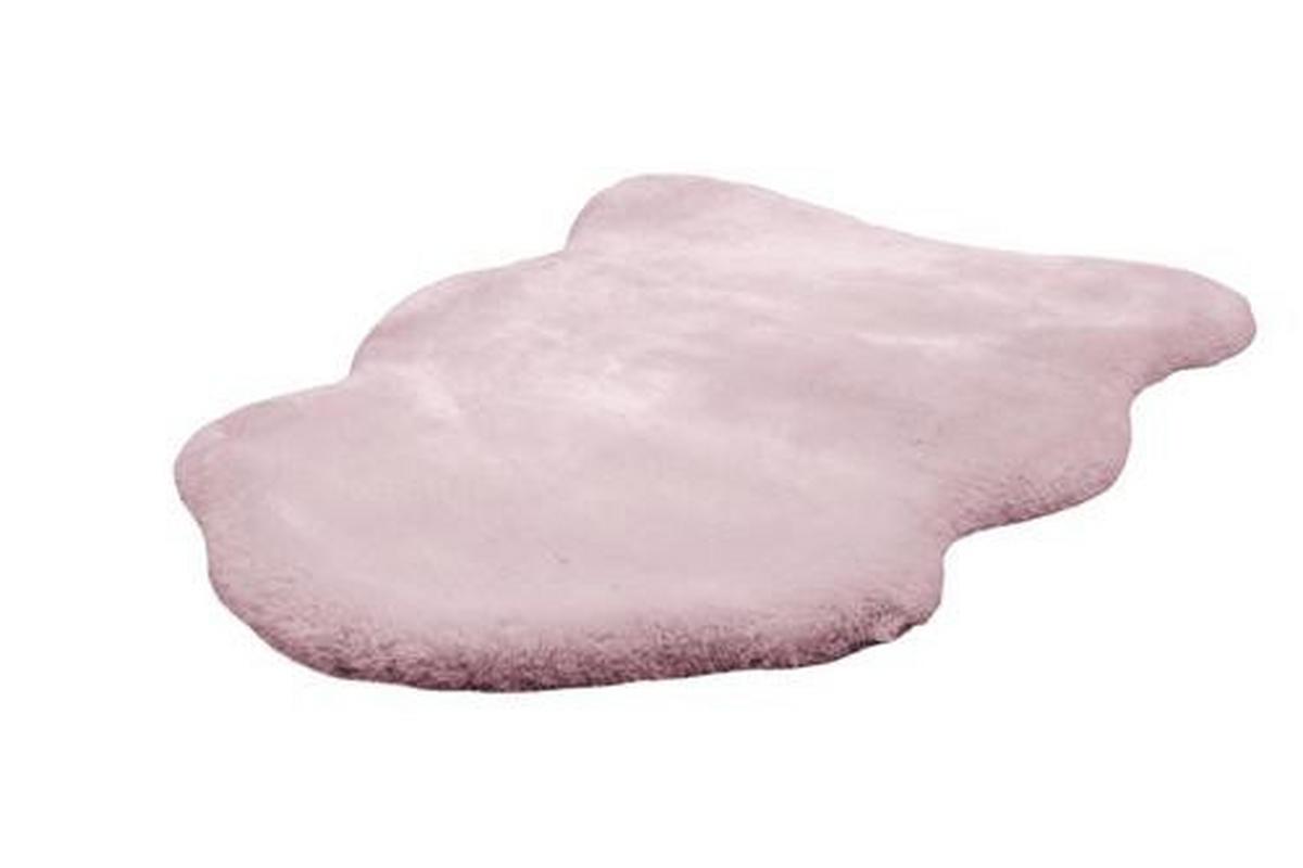 Hochflorteppich 4ofhq-60-90-O Rabbit - Rosa, Trend, Textil (60/90cm) - Kayoom