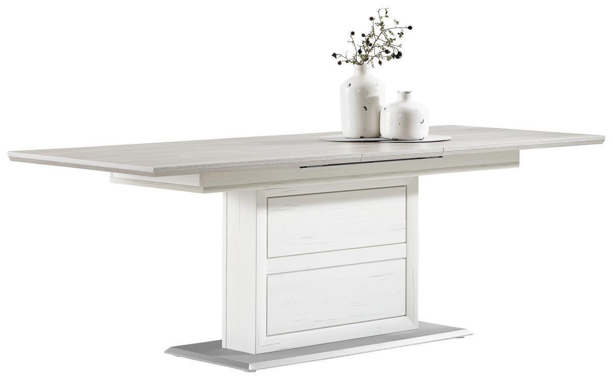 STÓŁ DO JADALNI CAMRON   -HOM IN- - biały/szary, Lifestyle, materiał drewnopochodny (160-200/90/76,2cm) - Hom`in