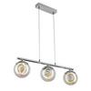 LED-HÄNGLAMPA MODERNI - pärlemor/kromfärg, Modern, metall/glas (75/15/120cm) - Mömax