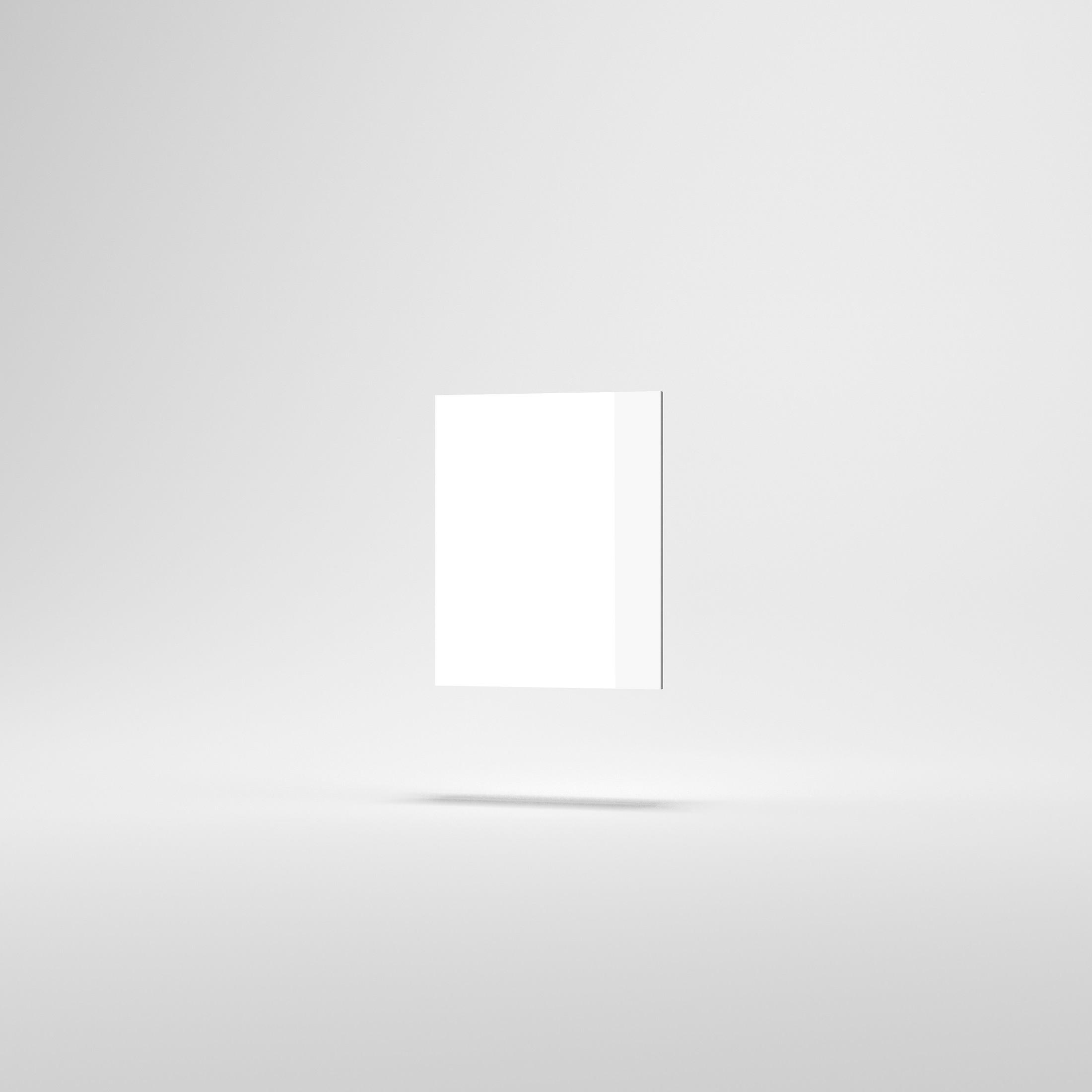 Mosogatógép Előlap Toscana - magasfényű fehér, Modern, faalapú anyag (44,5/59/1,8cm)