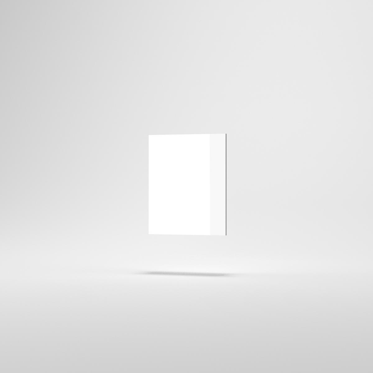 Mosogatógép Előlap Toscana - magasfényű fehér, Modern, faalapú anyag (44,5/59/1,8cm)