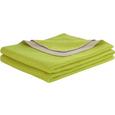 Polár Pléd Wende - világosbarna/zöld, modern, textil (150/200cm) - premium living