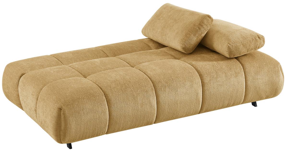 Sofa Ares - žuta/crna, Moderno, drvo/metal (193/72/109cm) - Mömax