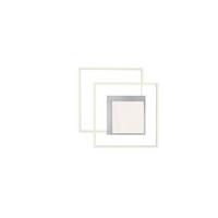 LAMPA SUFITOWA LED 70622/1-37 KARO - kolor aluminiowy, Design, metal (60/60/10cm) - Hell