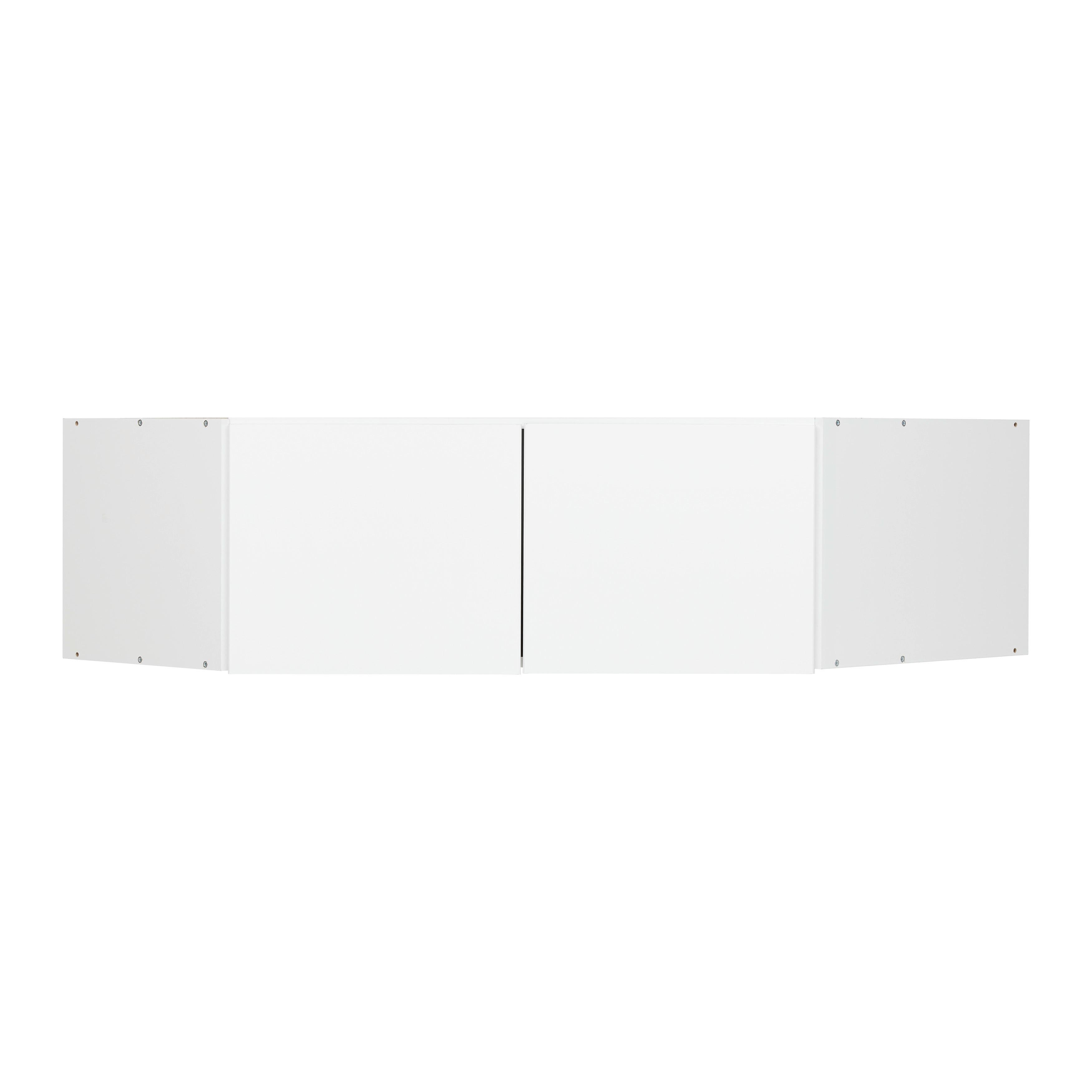 Aufsatzschrank Max-Extra Weiß - Weiß, KONVENTIONELL, Holzwerkstoff (117/39/104cm) - Mömax