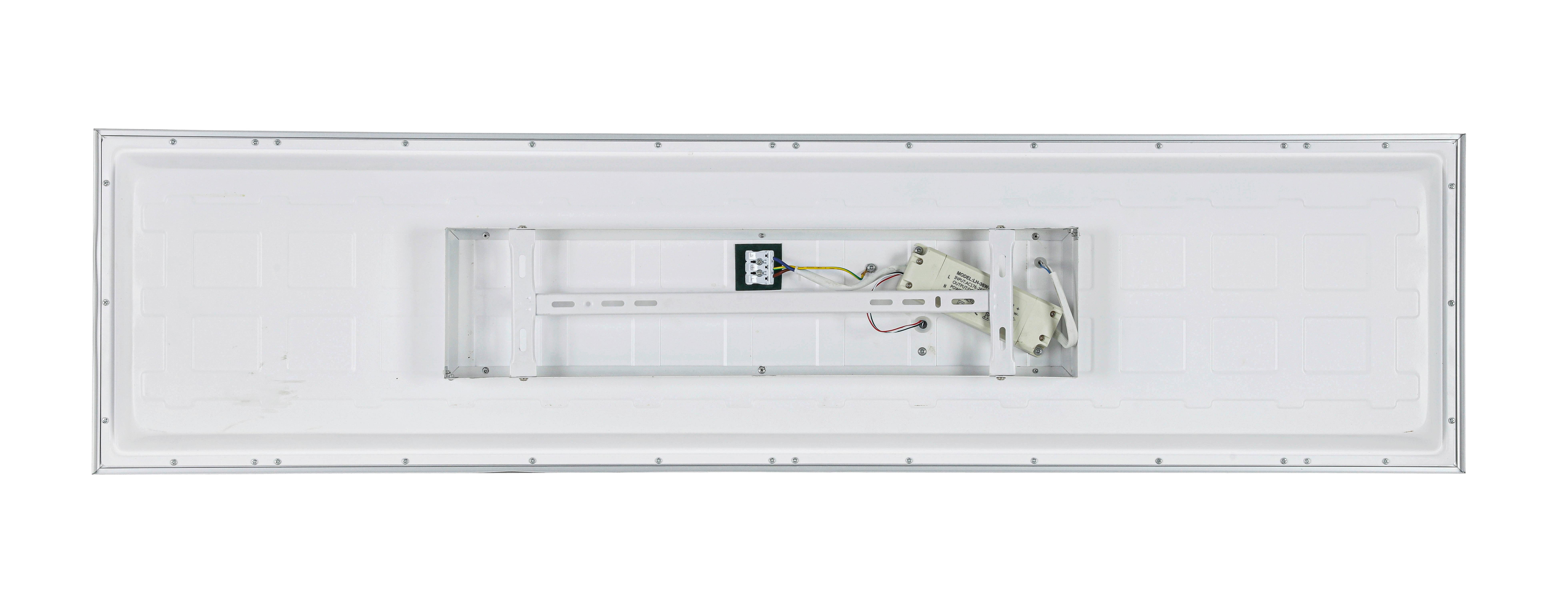LED-TAKLAMPA CORNELIUS -AKT- - vit/silver, Modern, metall/plast (120/30/7,5cm) - Mömax