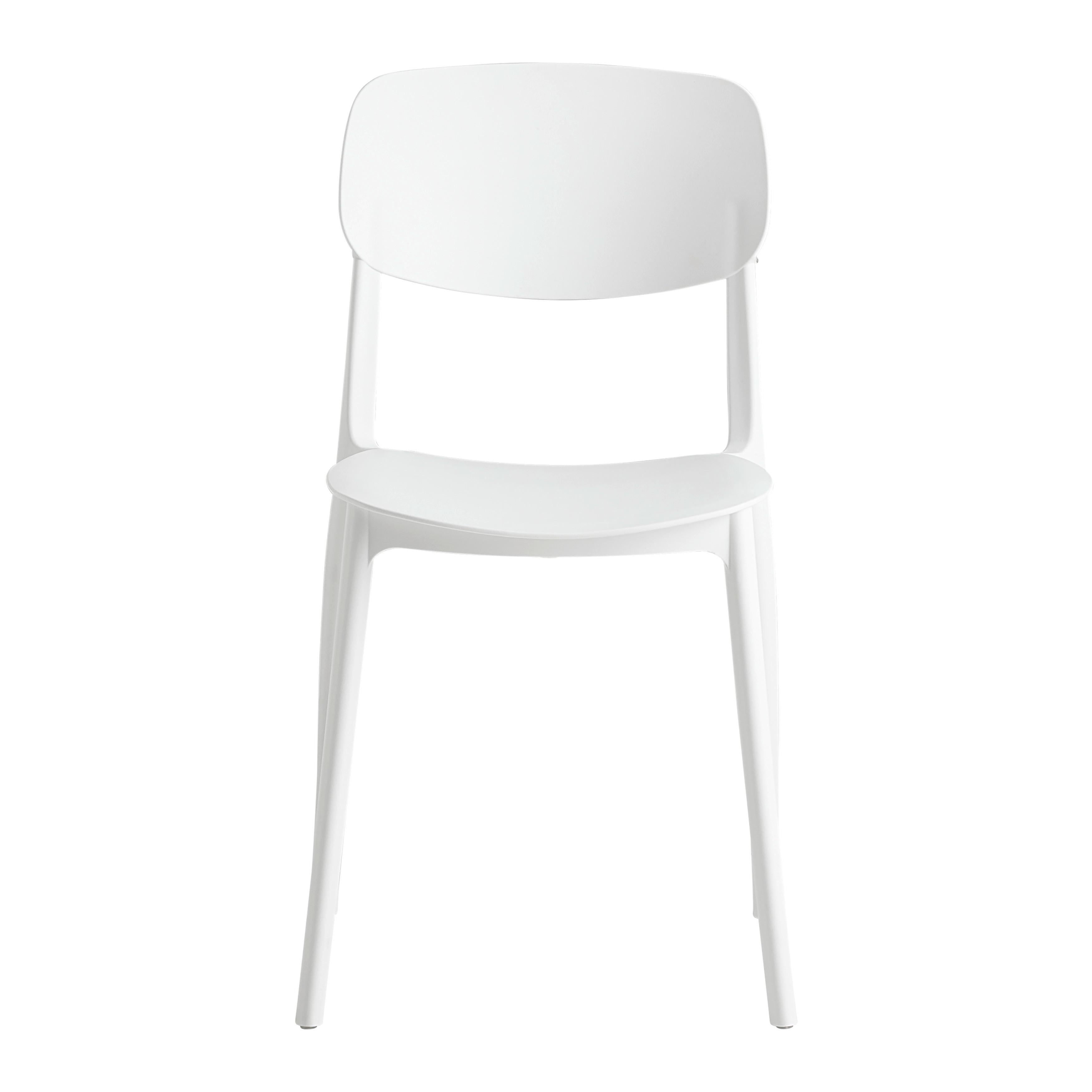 Stuhl Jiri Weiß - Weiß, MODERN, Kunststoff (44/78/49cm) - Based