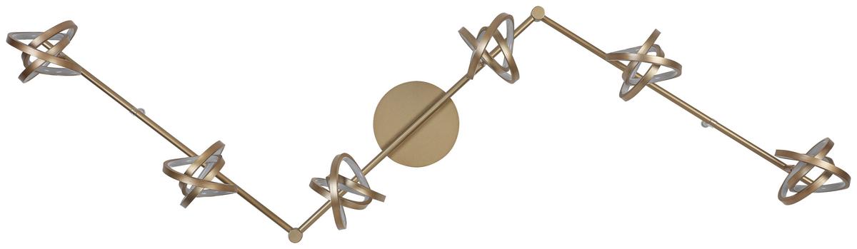 LAMPA SUFITOWA THERESIA - biały/cappuccino, Trend, tworzywo sztuczne/metal (180/14/23,2cm) - Novel