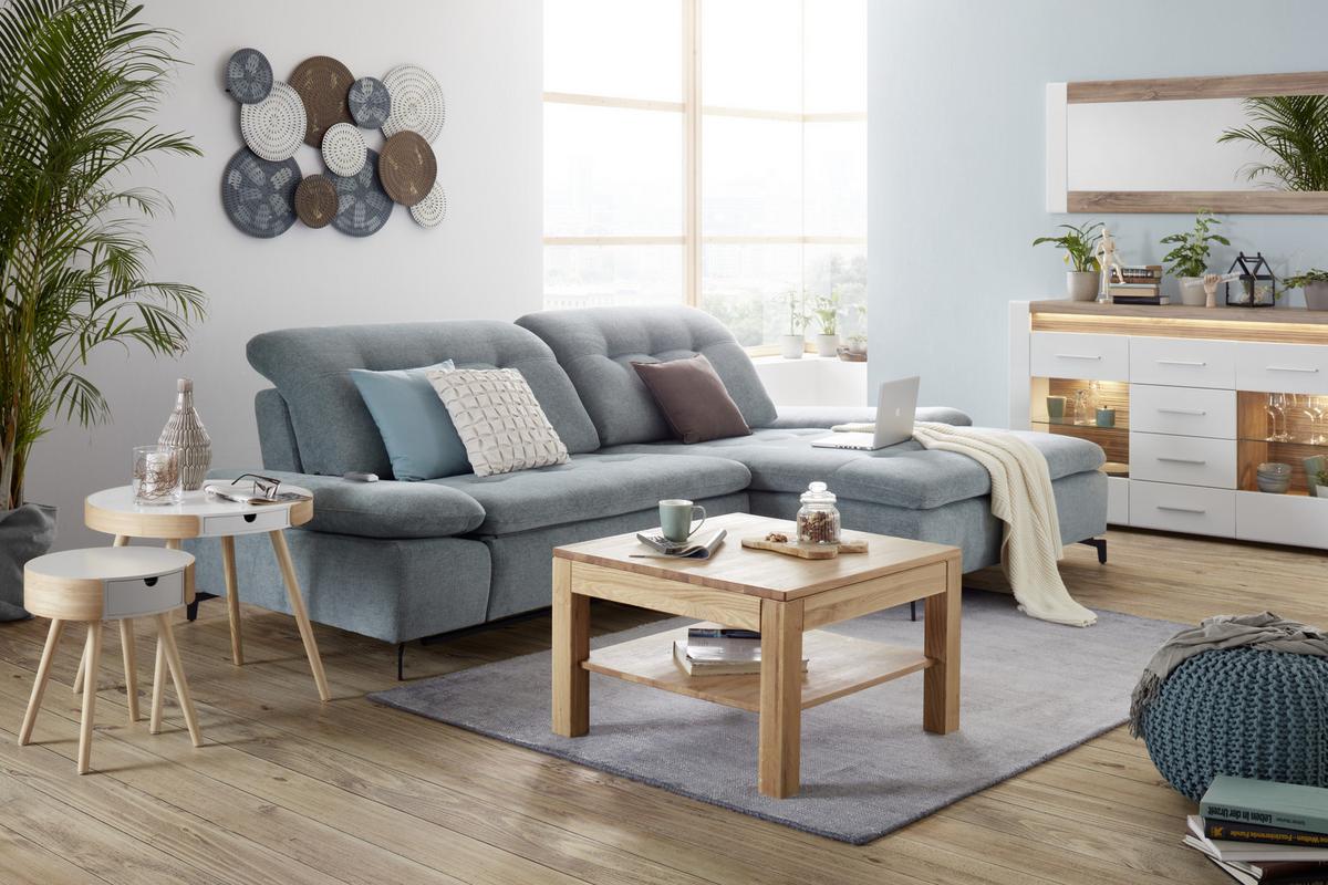 Klubska Mizica V Barvi Hrasta Costa Rica - barve hrasta, Konvencionalno, les (75/75/47cm) - Modern Living