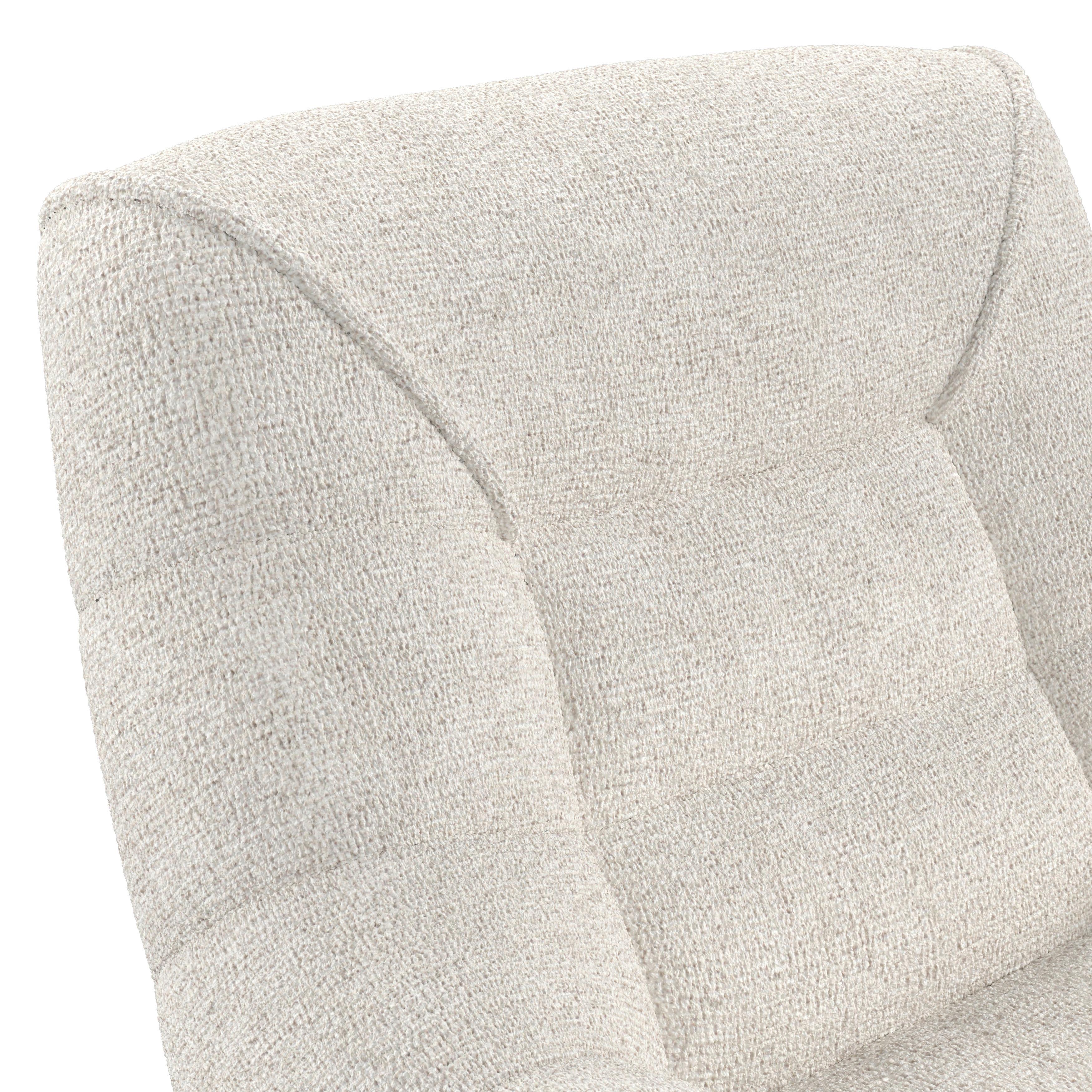 RELAXFÅTÖLJ LORENA - ljusgrå/svart, Modern, metall/textil (101/83/95cm) - Bessagi Home