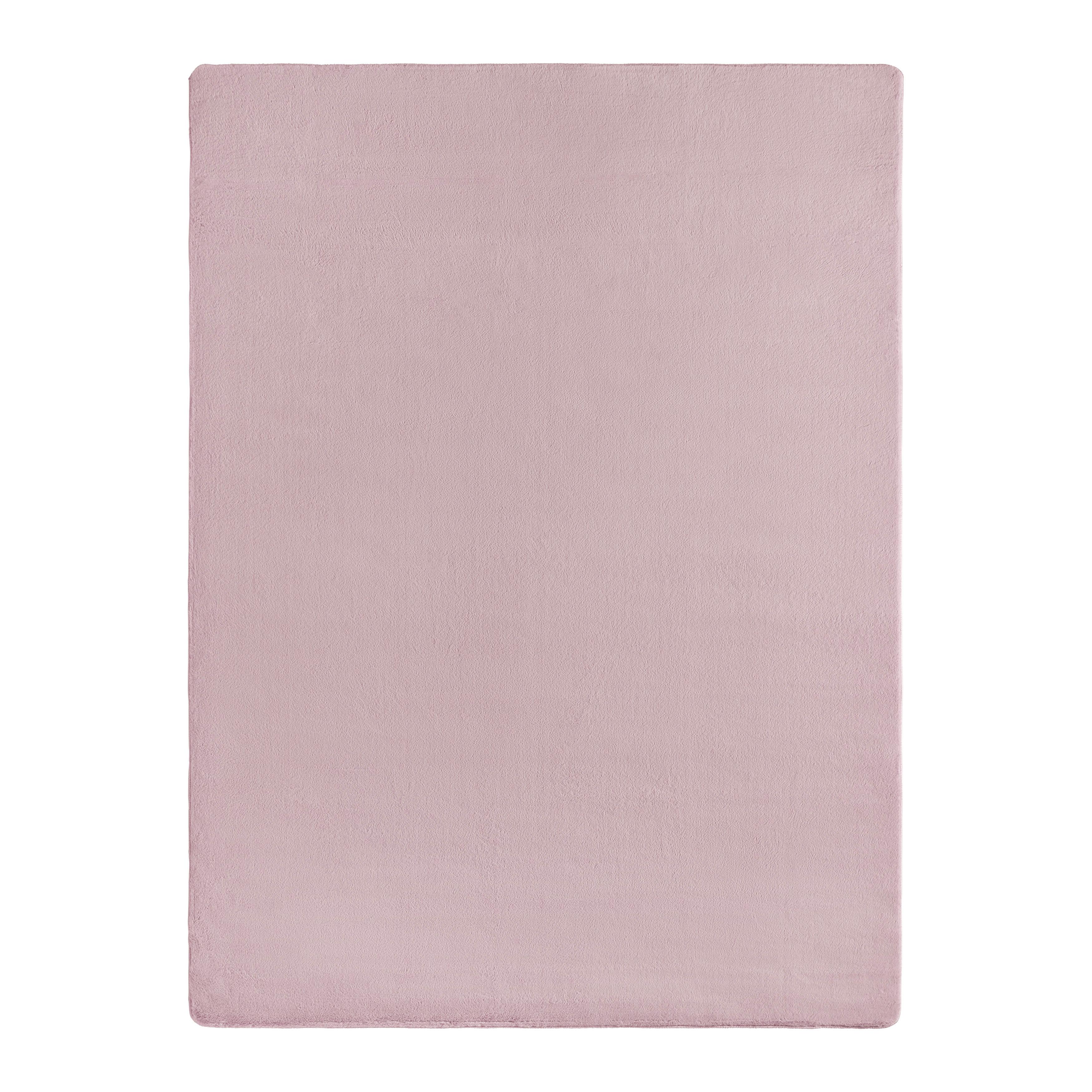 KONSTFÄLL PÄLSA -BASED- - rosa, Klassisk, textil (120/170cm) - Based