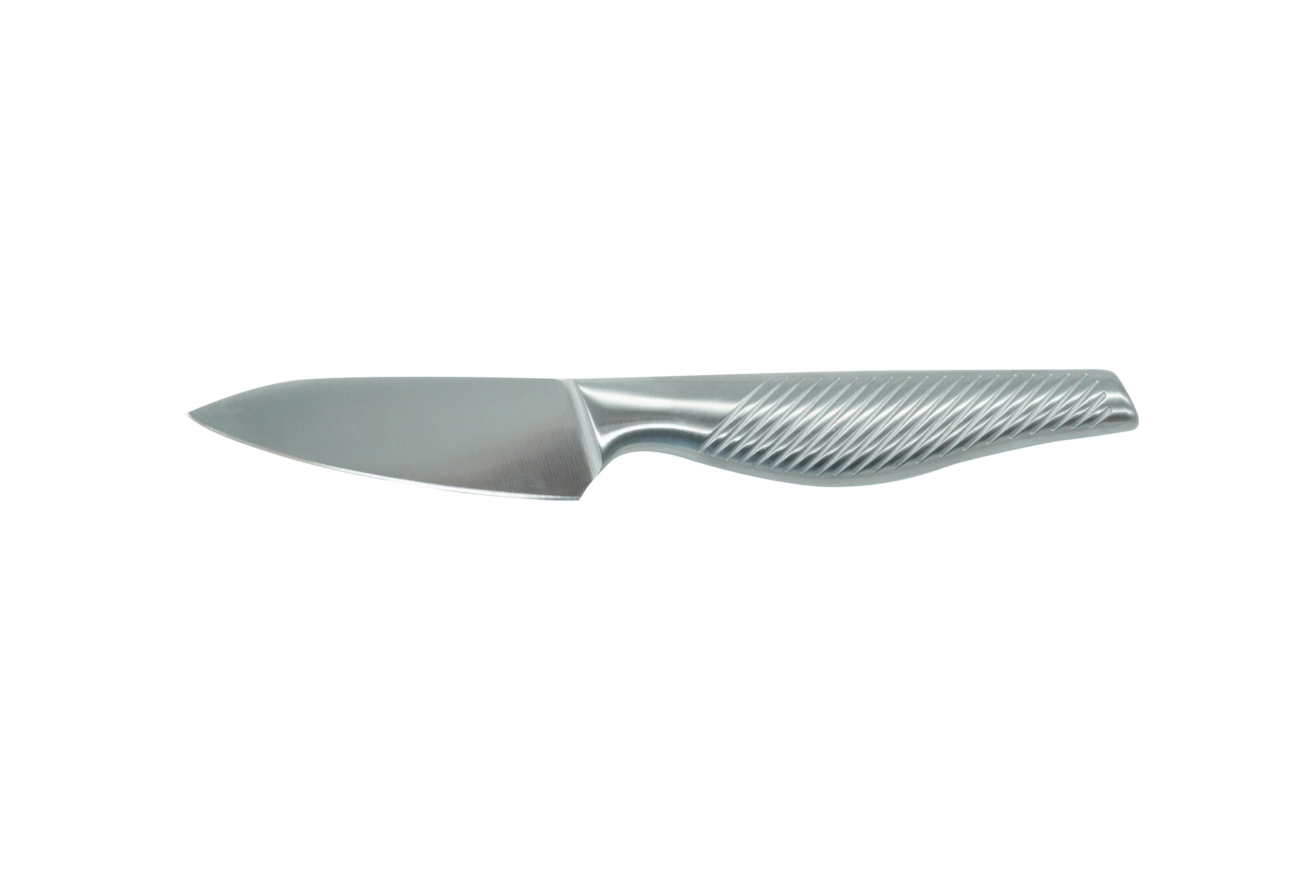 Hámozókés Gourmet - nemesacélszínű, Modern, fém (18,6cm) - Premium Living