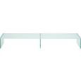 TV-Aufsatz Glas Weiß - Weiß, Glas (110/14/35cm) - Mömax modern living TV-Aufsatz Glas Weiß - Weiß, Glas (110/14/35cm) - Mömax modern living