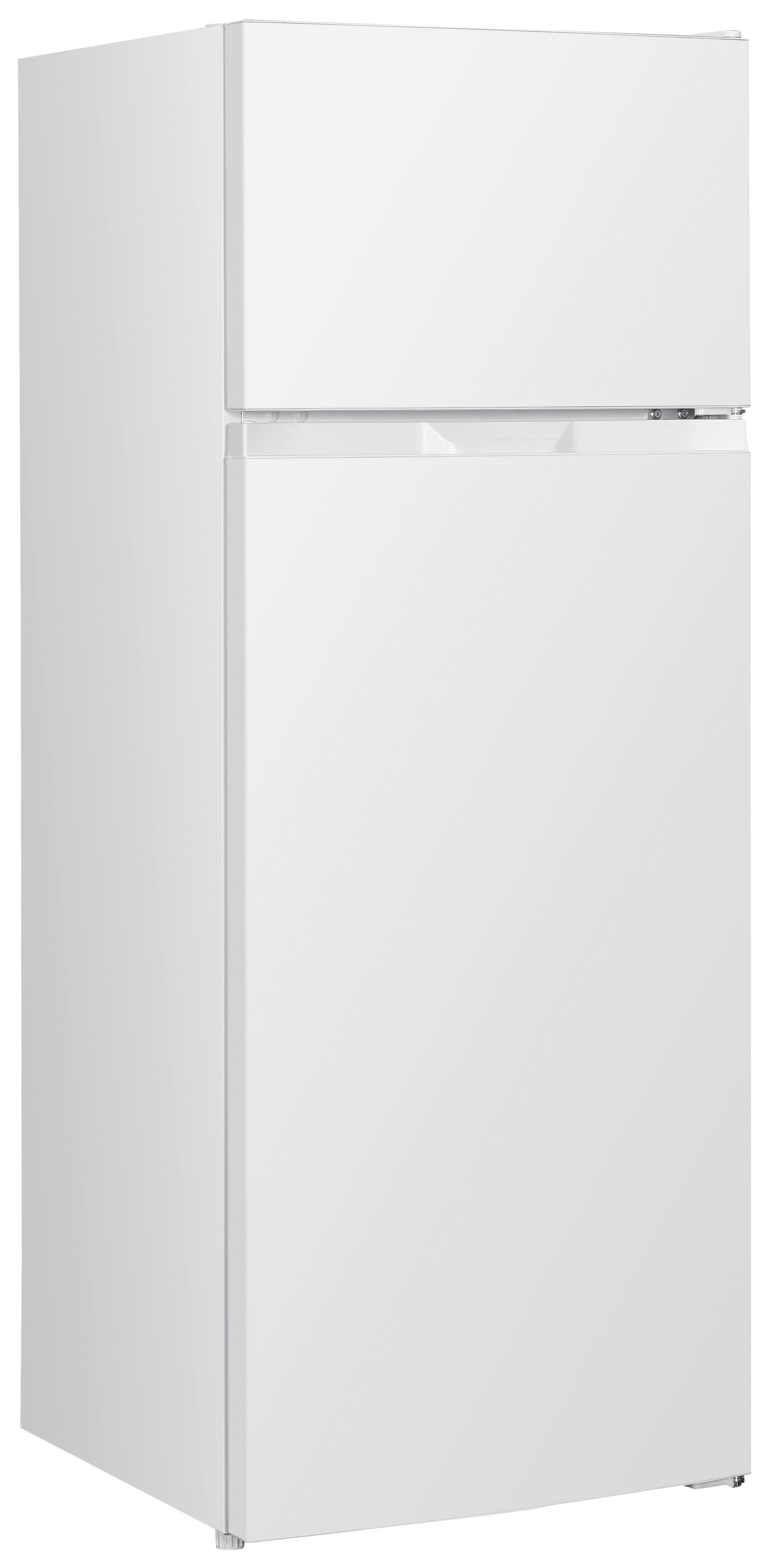 Kühl-Gefrier-Kombination SKHTMF55SWD Weiß - Weiß, Basics, Glas/Metall (55,5/143/54,5cm) - Mican