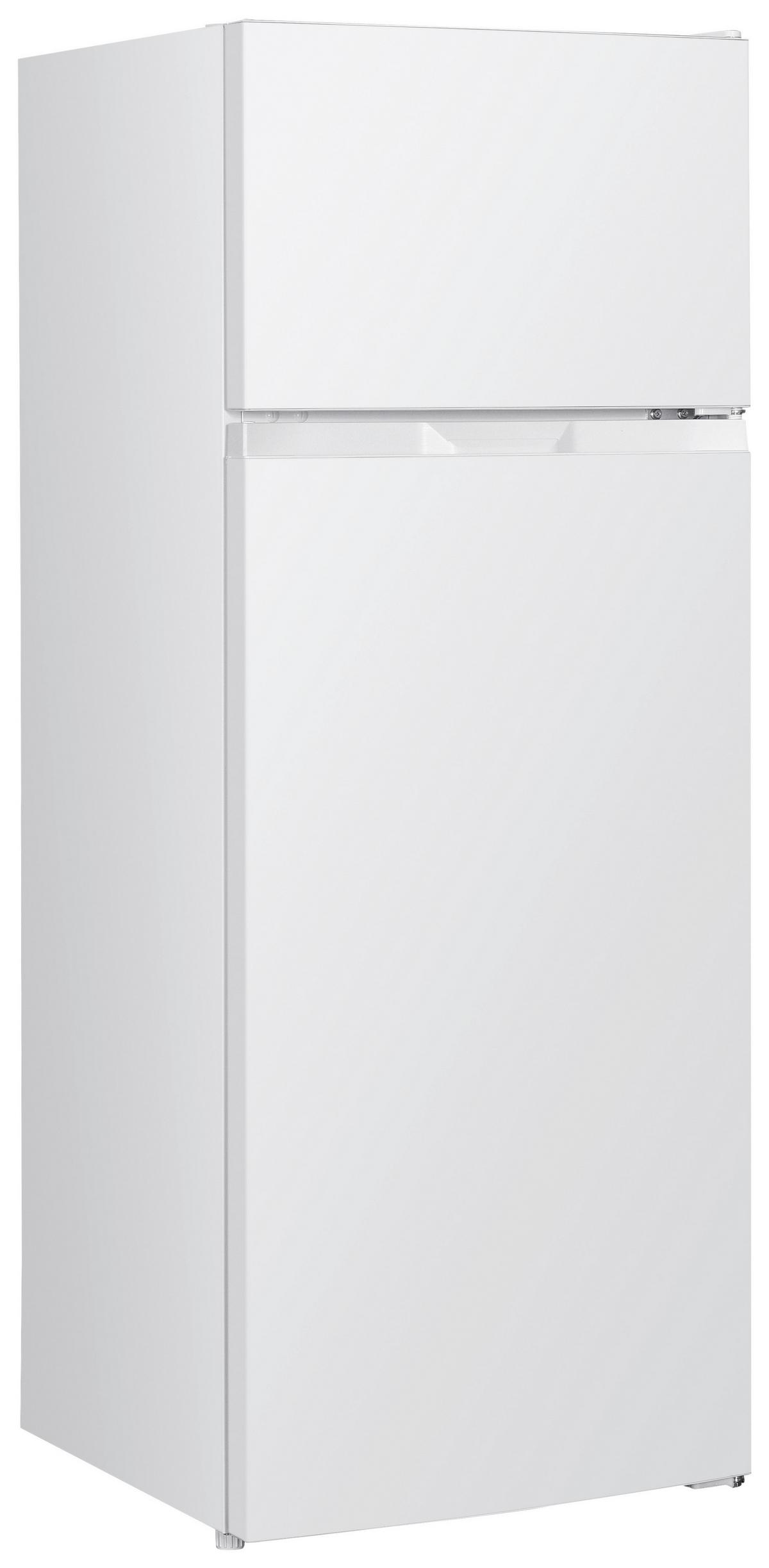 Kühl-Gefrier-Kombination SKHTMF55SWD Weiß - Weiß, Basics, Glas/Kunststoff (55,5/143/54,5cm) - Mican