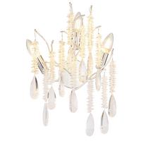 Zidna Svjetiljka Kinga - srebrne boje/prozirno, Konvencionalno, staklo/metal (35/47cm) - Globo