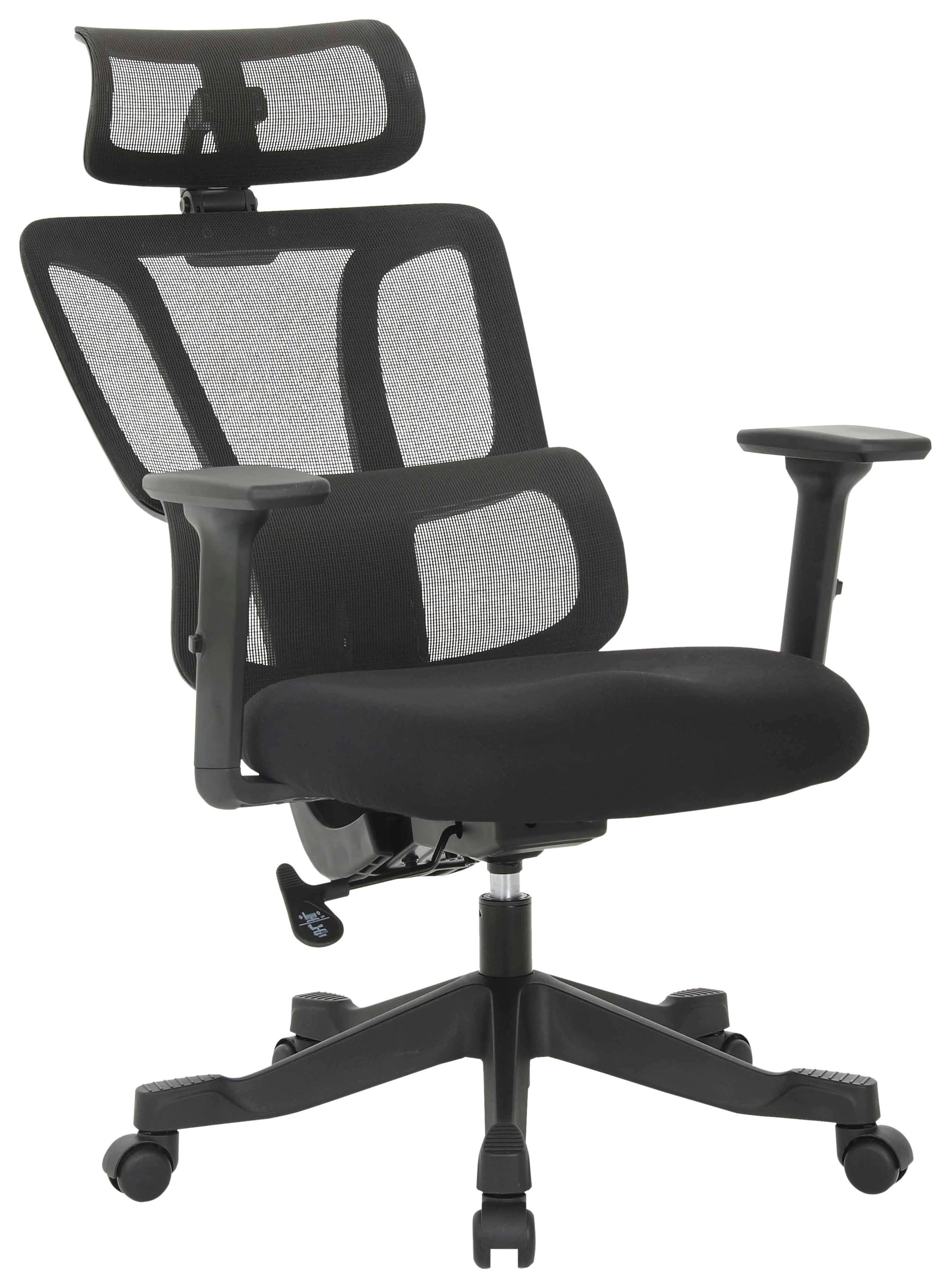 SNURRSTOL NOEMI - svart, Design, metall/trä (65/122-130/62cm) - Mömax