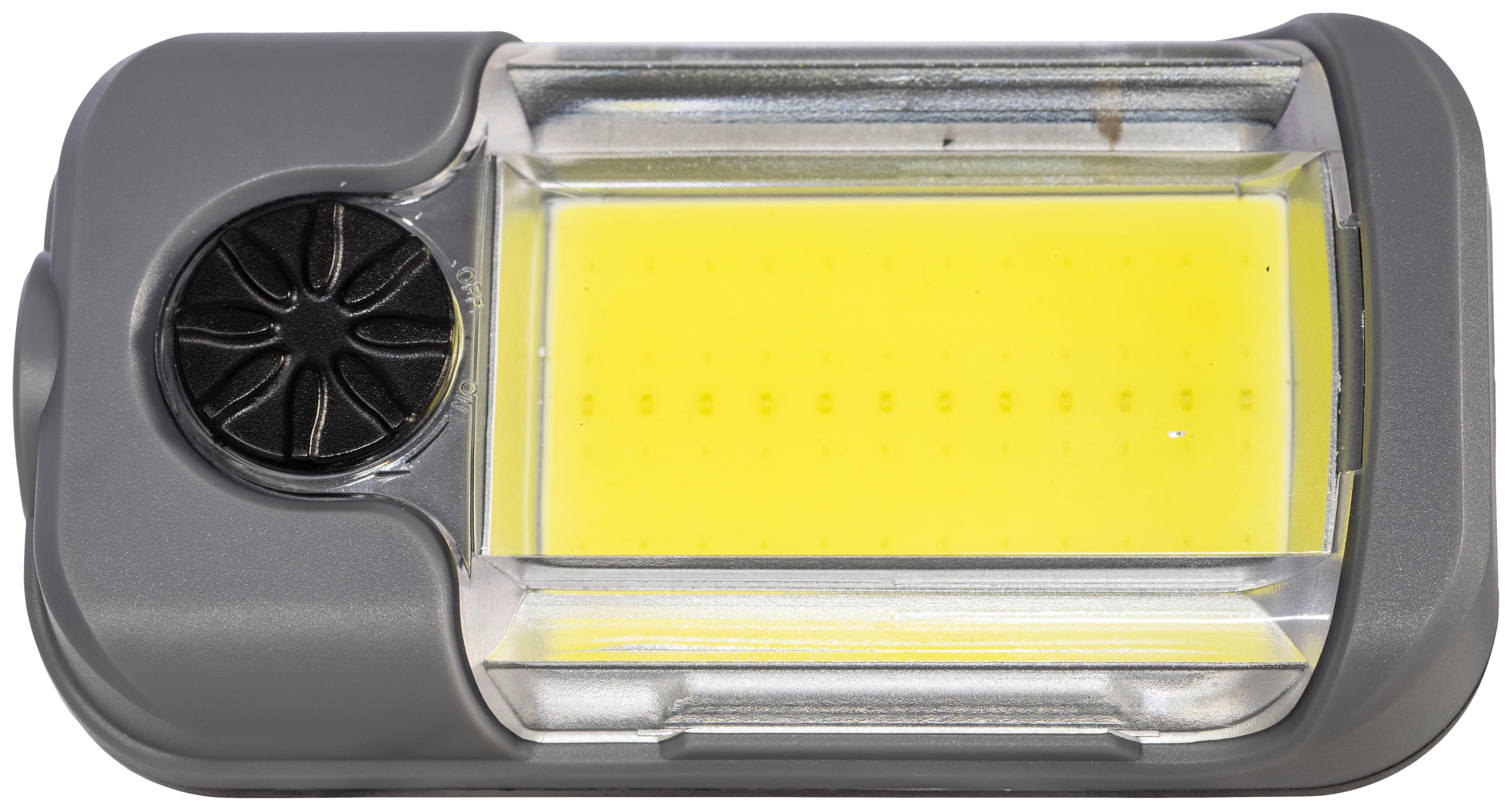Led- Arbeitsleuchte Hansi In Grau/schwarz Max. 6 Watt - Klar/Schwarz, Kunststoff (11cm) - Modern Living