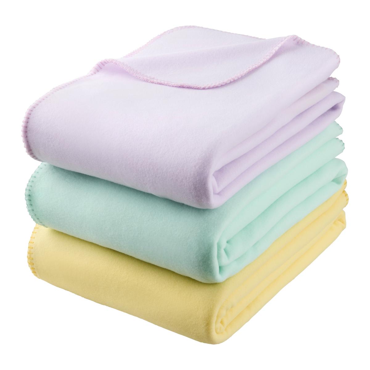 Fleecedecke Leni Gelb ca. 130x170cm - Gelb, Textil (130/170cm) - Mömax