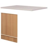 Küchenunterschrank in Buchefarbe 'Nano' - Beige/Buchefarben, MODERN, Holzwerkstoff (110/85/60cm) - FlexWell