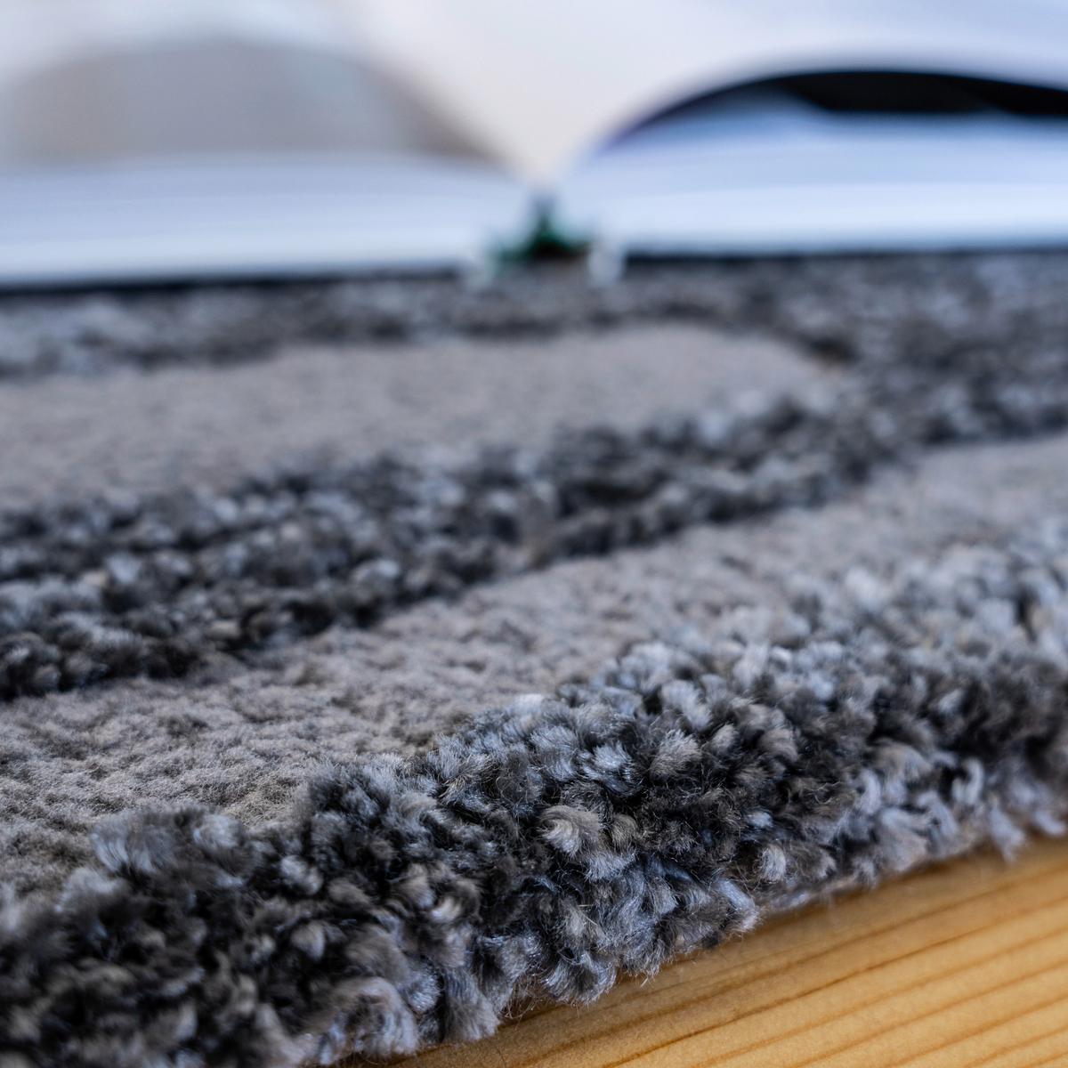 HOCHFLORTEPPICH MY CANYON 973 - Anthrazit, Basics, Textil (80/150cm)