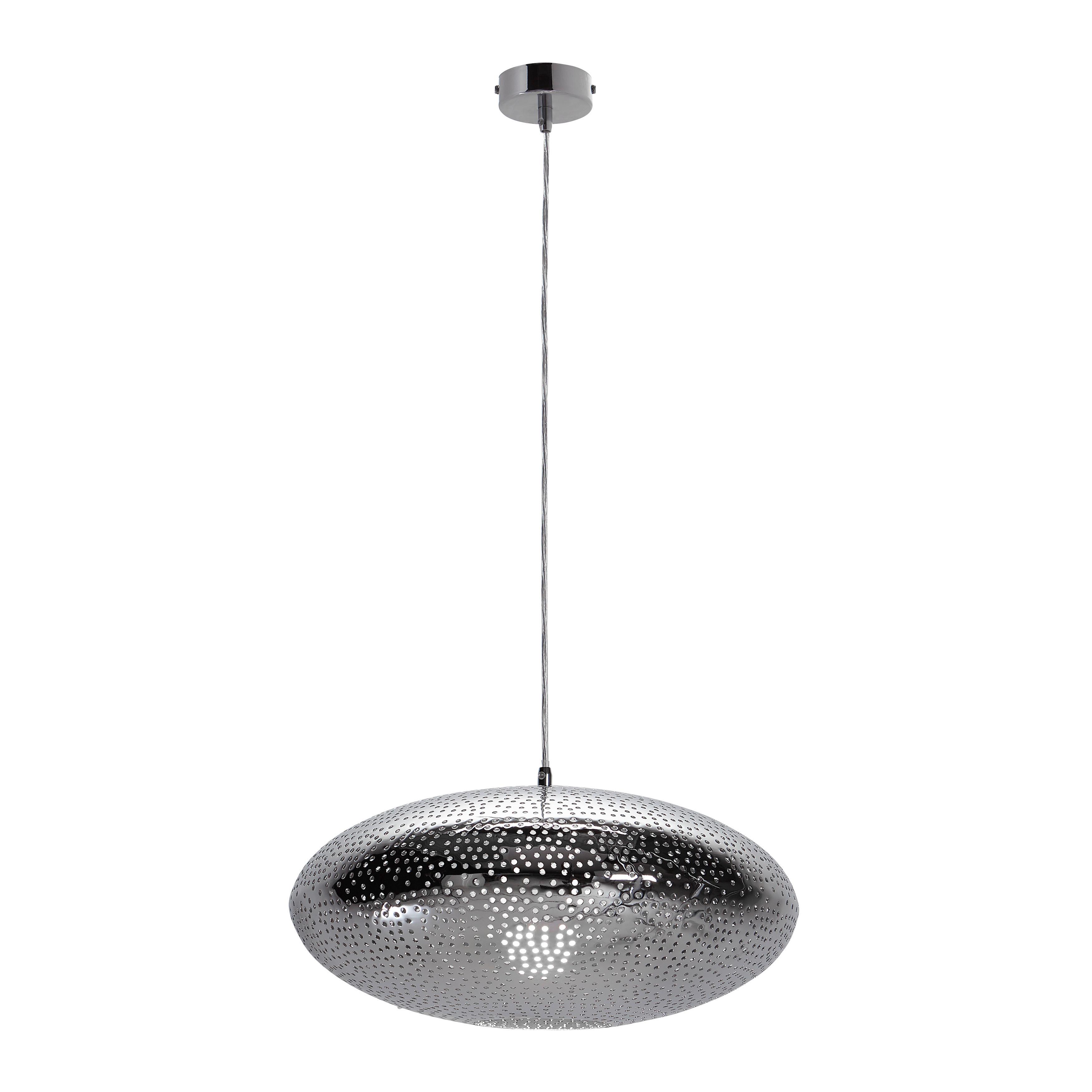 LAMPA WISZĄCA NINA - kolor chromowy, Modern, metal (41/124cm) - Modern Living