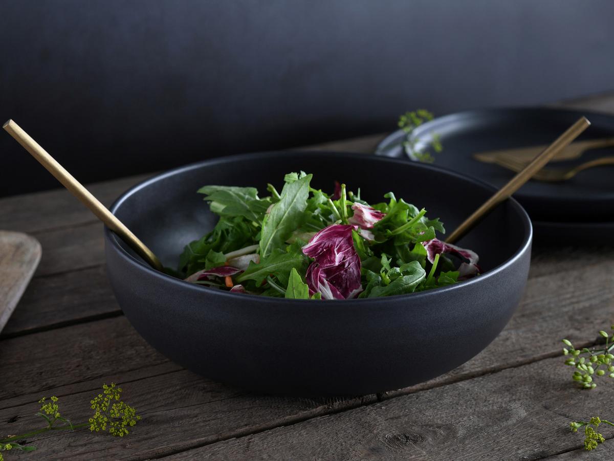 Set Posod Uno Black, 3-Delni - antracit, Basics, keramika - Creatable