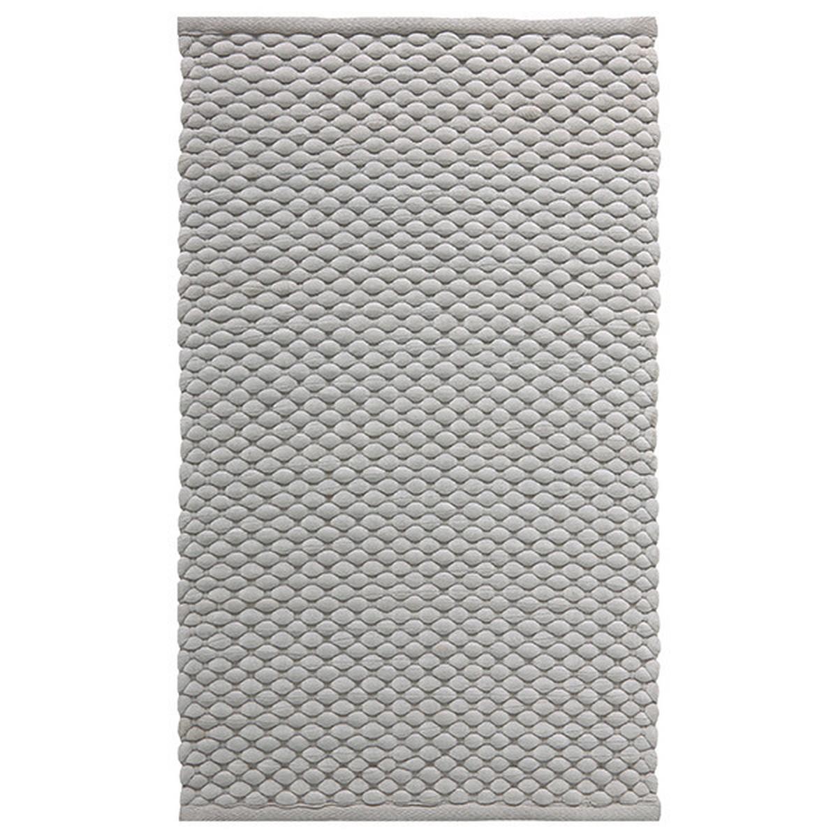 DYWANIK ŁAZIENKOWY MAKS - jasnoszary, Basics, tkanina (70/120cm) - Aquanova