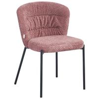Stuhl Rosa - Pink/Schwarz, Lifestyle, Holz/Textil (55/79/59cm) - Mömax