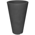 Pflanzentopf Capri in Anthrazit - Anthrazit, MODERN, Kunststoff (28/45cm) - MÖMAX modern living