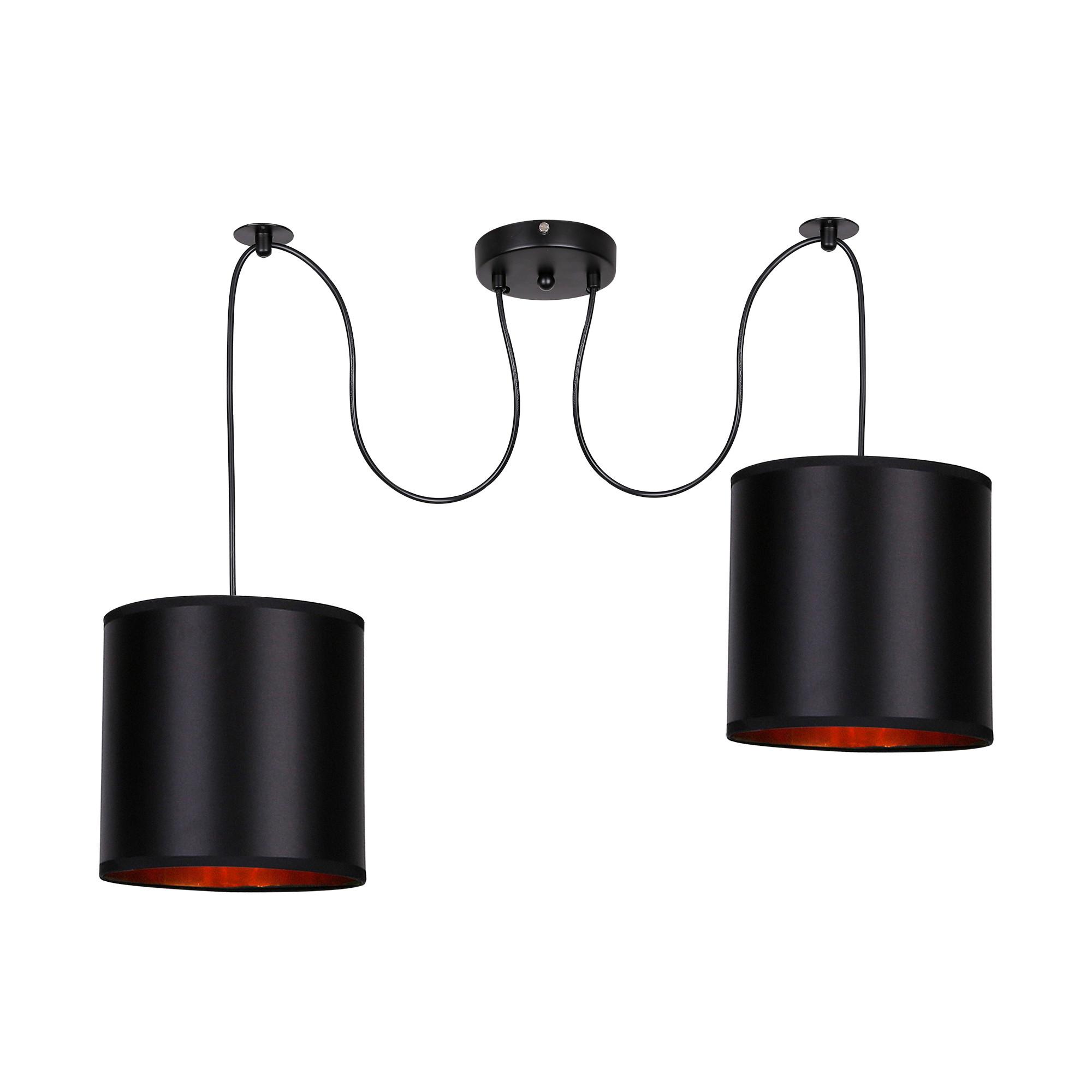 Viseća Svjetiljka Candida - crna, Design, metal/plastika (0/0/0cm)
