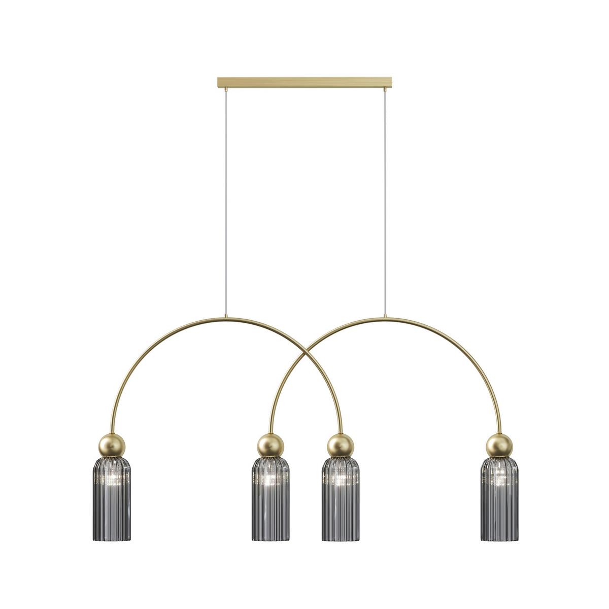 Pendelleuchte Mod302pl-04gr - Goldfarben, Design, Metall (110/360/10cm) - MAYTONI