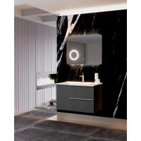 Element S Umivaonikom Sidney - siva/crna, Moderno, drvni materijal/metal (81/53/46cm)