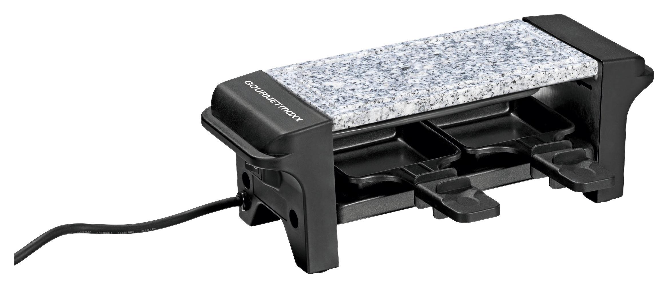 Raclette-Grill Gourmetmaxx Schwarz max. 350 Watt - Schwarz, MODERN (31/10,5/11cm)