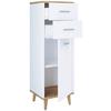 Midischrank Landos ca. 32x97 cm Weiß/Eichefarben - Eichefarben/Weiß, MODERN, Holzwerkstoff/Kunststoff (32/97/28cm) - MID.YOU