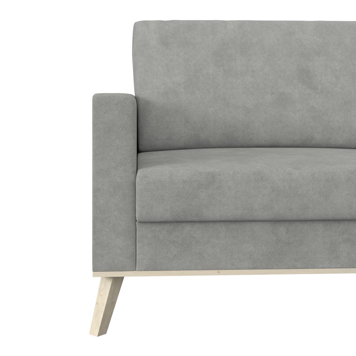 Coltar CARINI - gri deschis, Basics, textil (222/152cm) - Modern Living