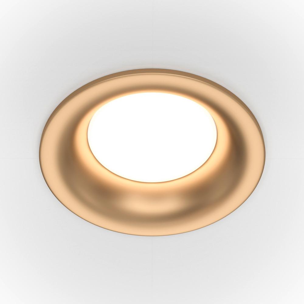 DECKENLEUCHTE SLIM - Goldfarben, Modern, Metall (8,5/3cm) - MAYTONI