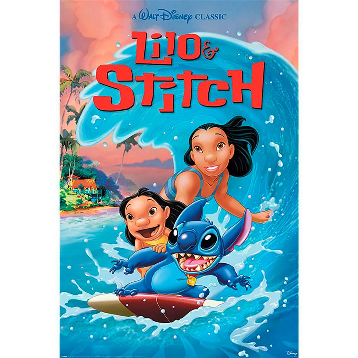 POSTER MAXI POSTER LILO & STITCH - Papier (61/91,5cm)