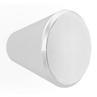 Mâner pentru mobilă UNIT - culoare aluminiu, Modern, plastic (2,4/2,4/2,2cm) - Ondega