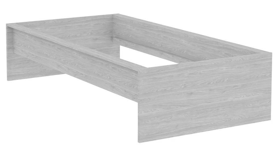 SÄNGRAM UNIT 90 -BASED- - ekfärgad, Klassisk, trämaterial (90/200cm) - Based