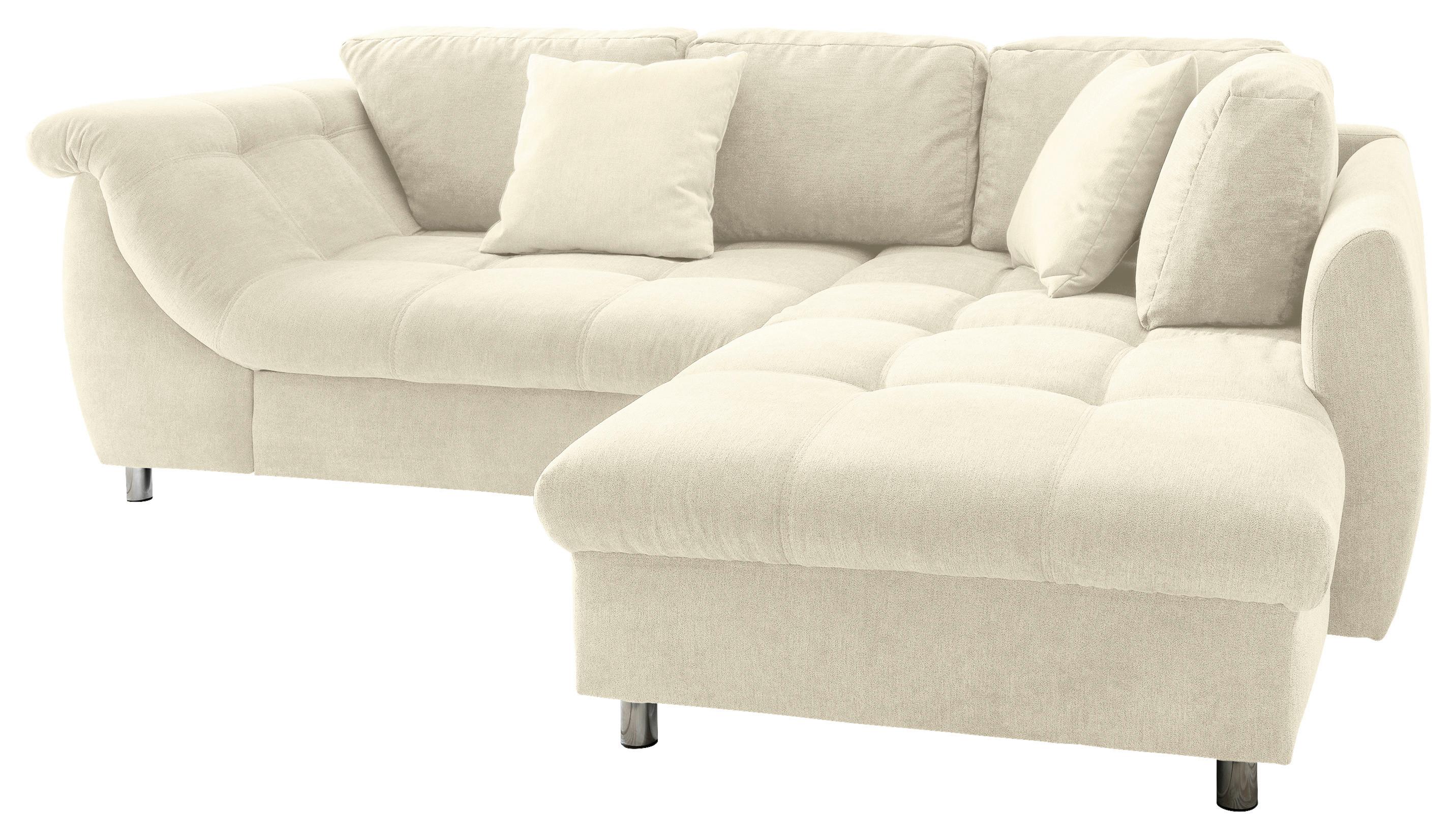 Sedežna Garnitura Agira, Bež, Ležišče - barve kroma/bež, Design, tekstil (250/190cm) - Modern Living