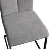 SVIKTSTOL COLIEN - ljusgrå/svart, Modern, metall/trä (46/94/62cm) - Bessagi Home