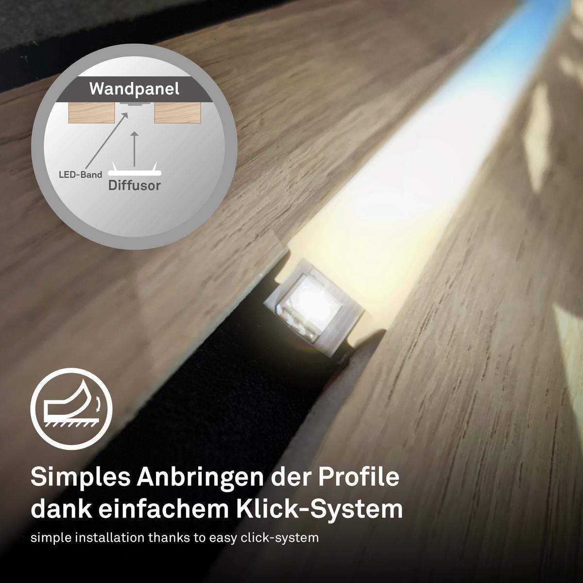 TAŚMA LED 8020294 PYP STARTER SET CCT - biały, Basics, tworzywo sztuczne (260cm) - Briloner