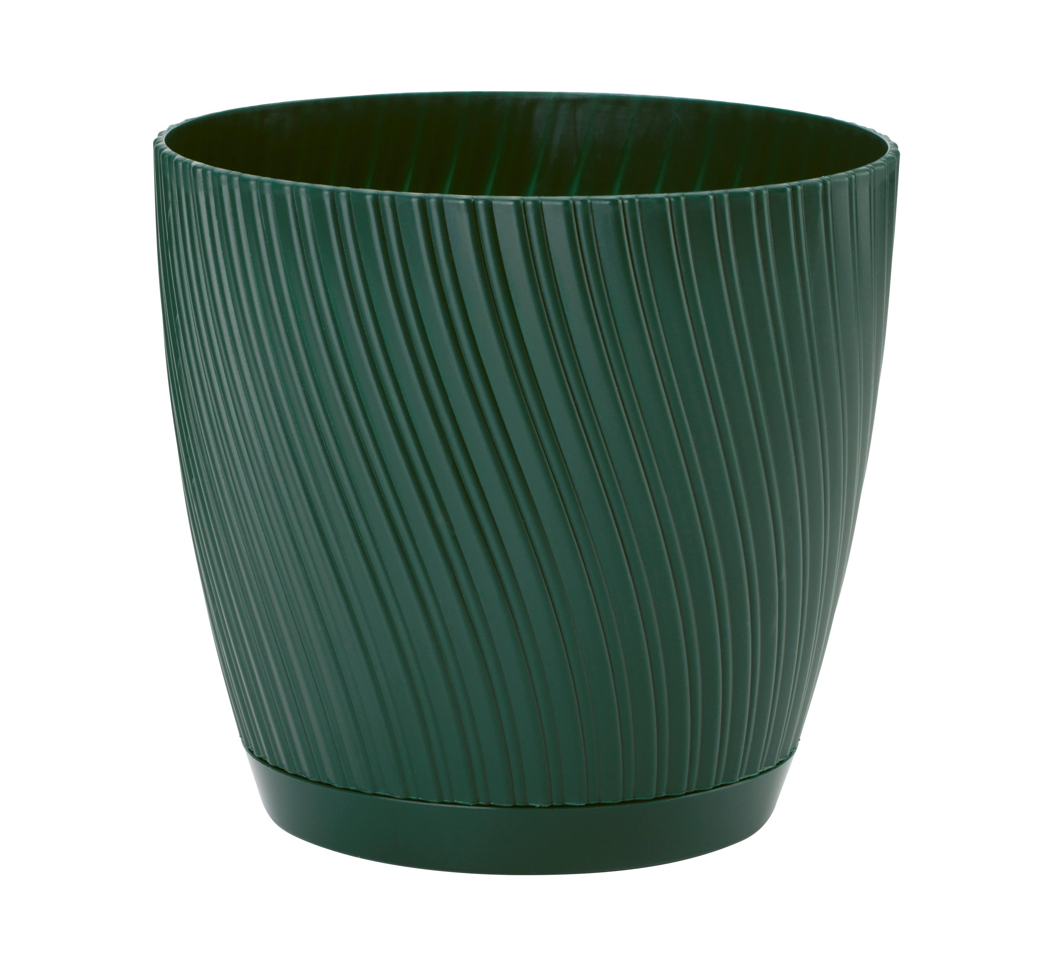 Kaspó Mira Complete Eco 15 - zöld, Konventionell, műanyag (14,8/13,7cm) - Mömax