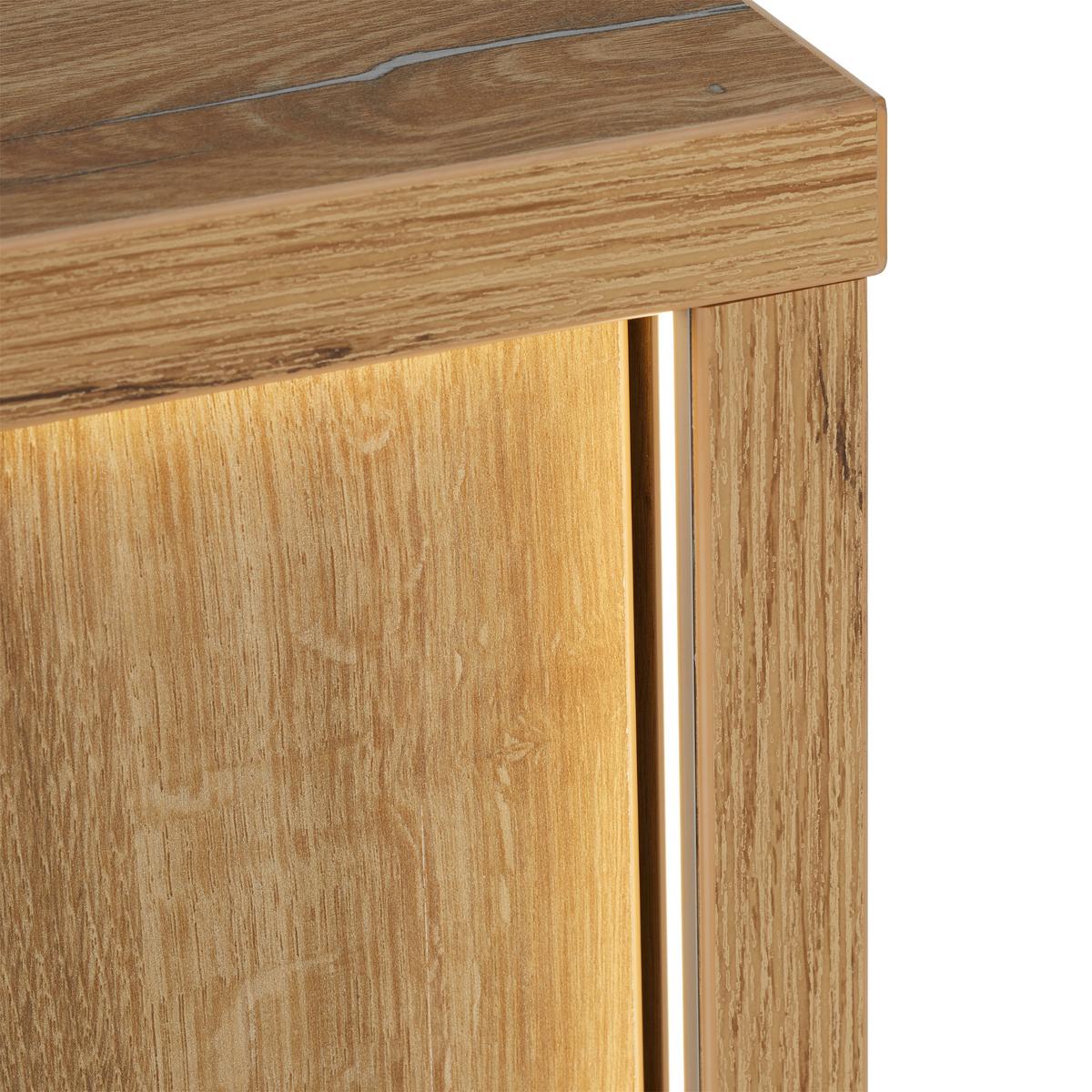 TV-Element Ambiente in Weiß/Eichefarben - MODERN, Holzwerkstoff/Kunststoff (163,6/56,6/53,6cm) - Mömax