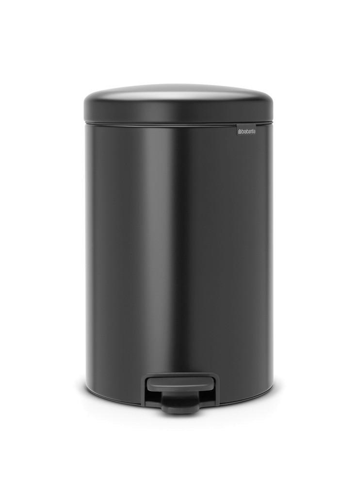 KOSZ NA ODPADY 114106 - czarny, Design, tworzywo sztuczne/metal (29/46,7/38cm) - Brabantia
